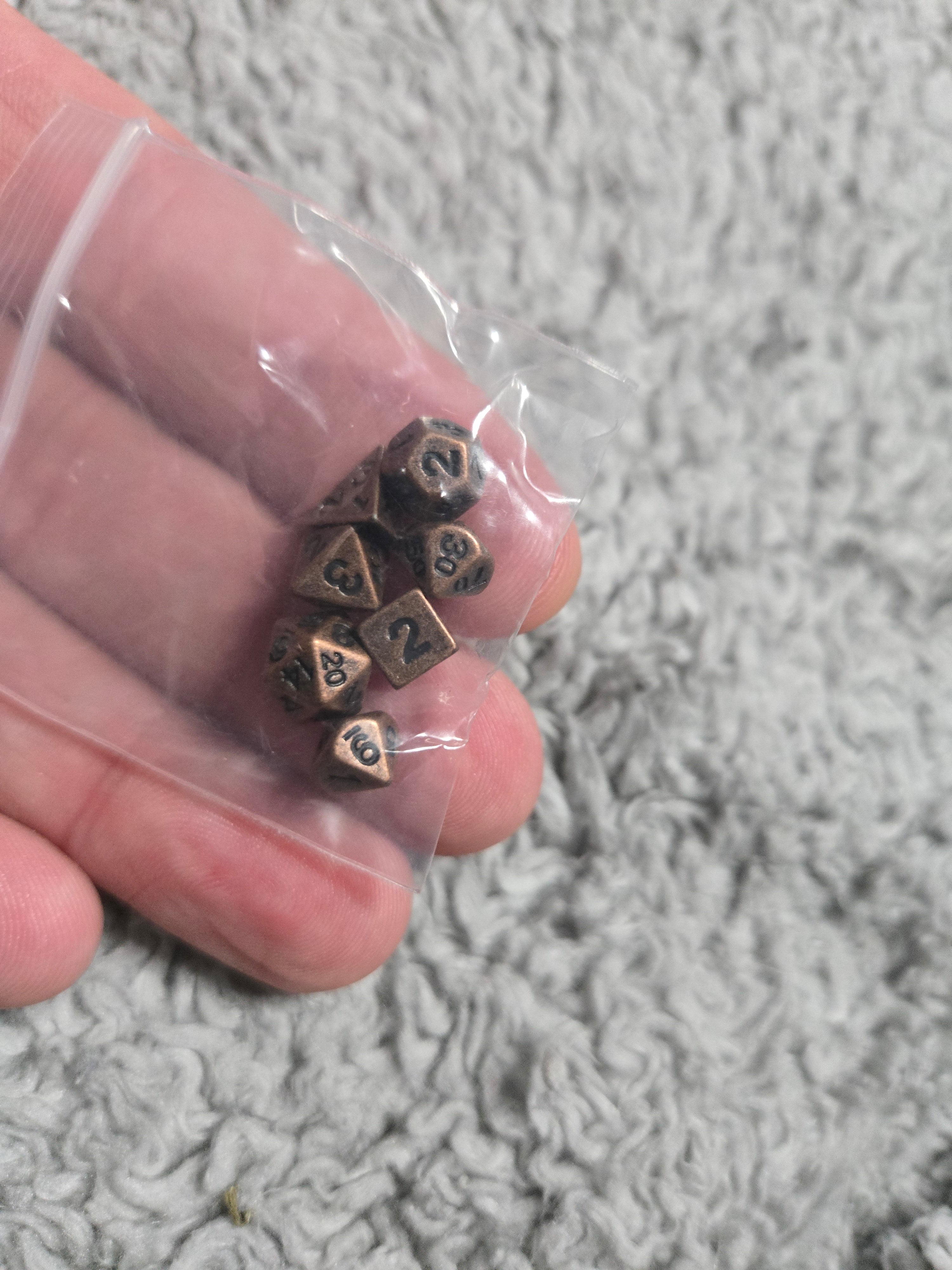 Super Micro Metal Dice sets