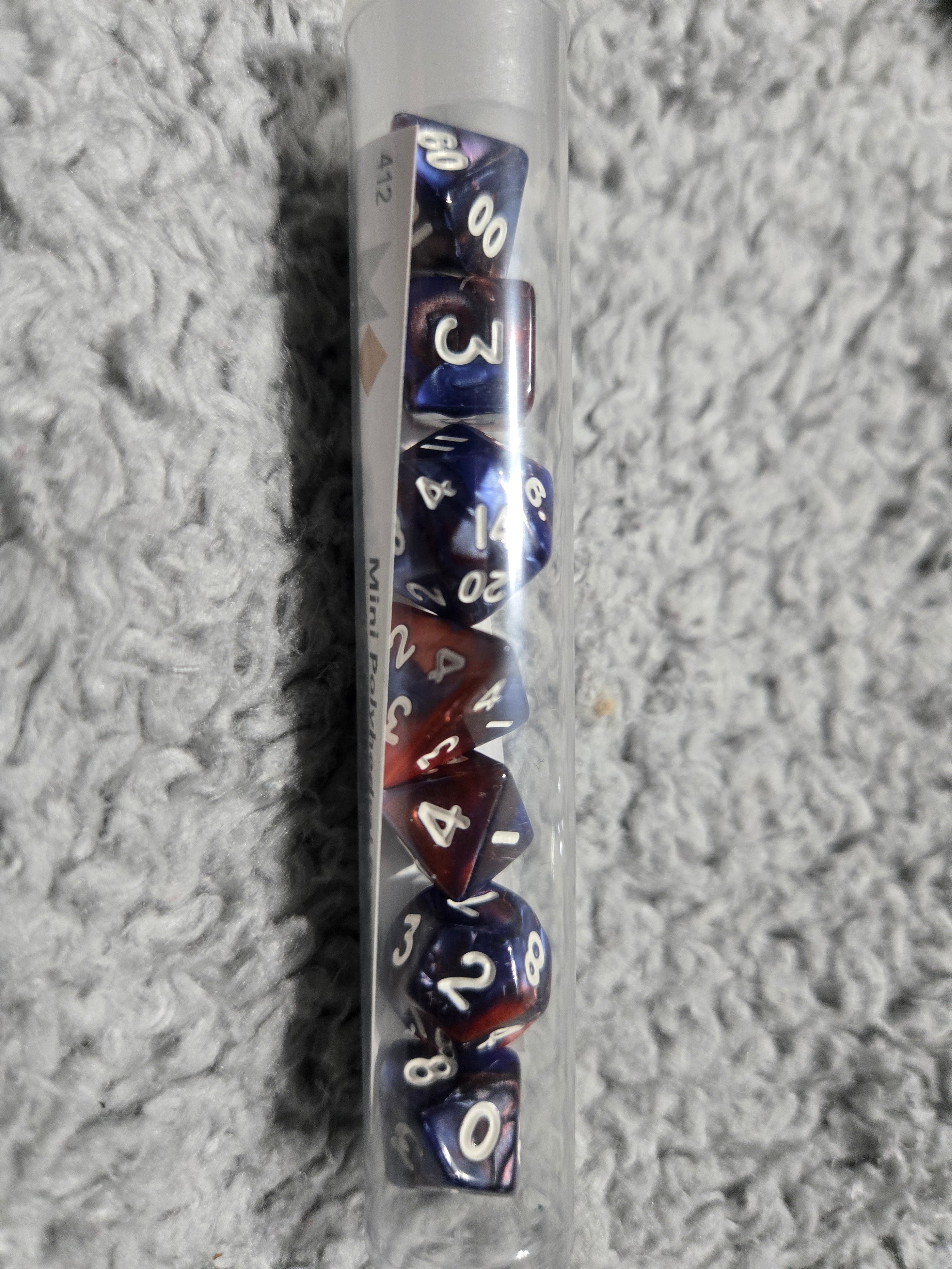Mini Red/Blue White Numbers
