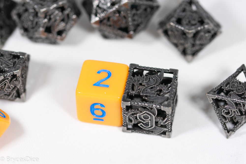 (Shimmering Green) Deadly Dragon Dice: Shards of Oblivion Hollow Metal