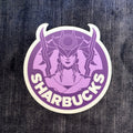 Sharbucks Vinyl Sticker – Brewed in Darkness by the Lady of Loss