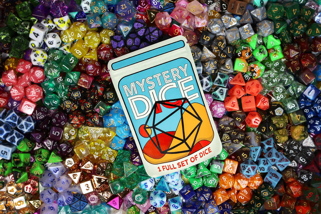 Mystery Dice 6 Pack - Six Sets of TTRPG Dice. No Duplicates!