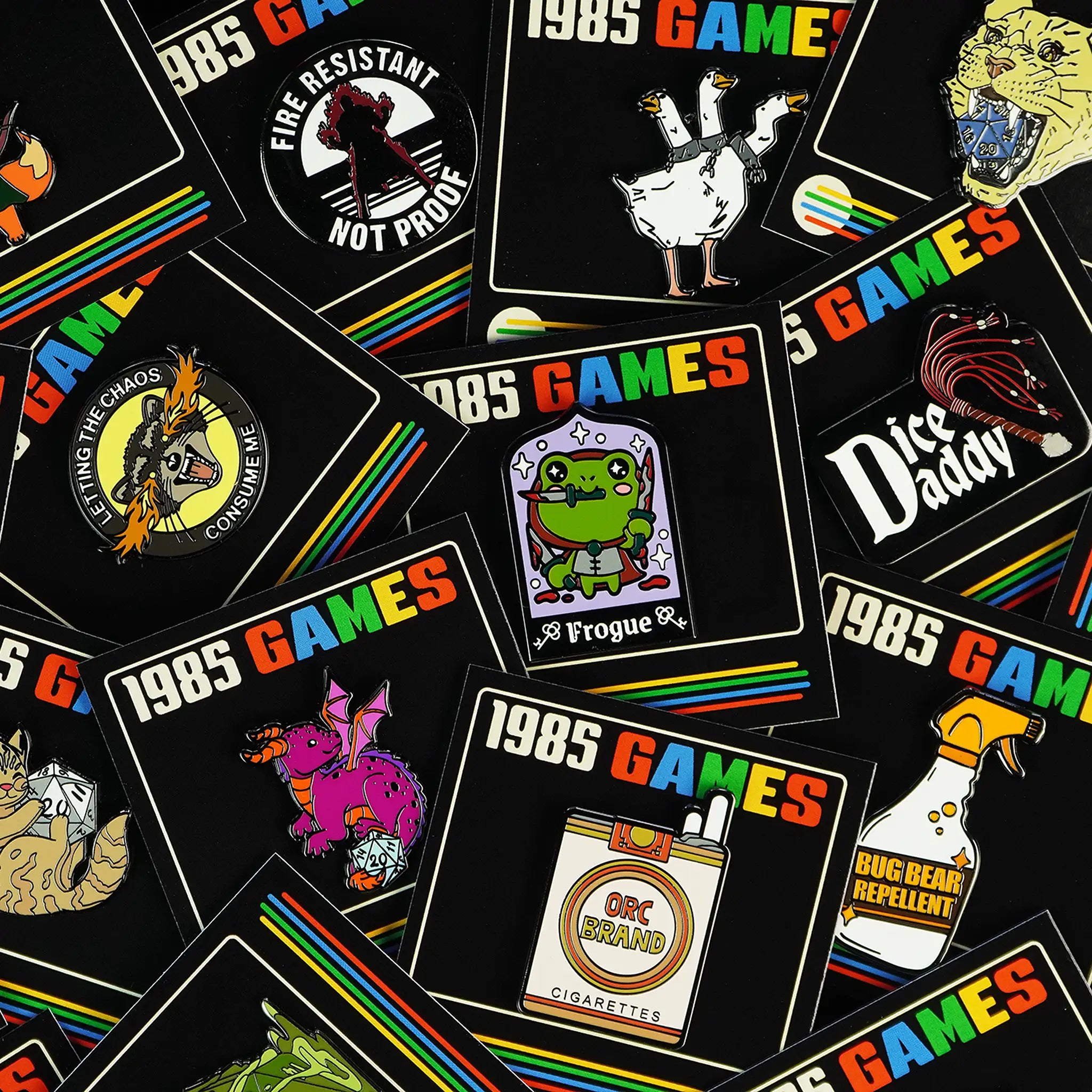 Mystery Pin Pack - 25 Mystery Enamel Pins No Duplicates!