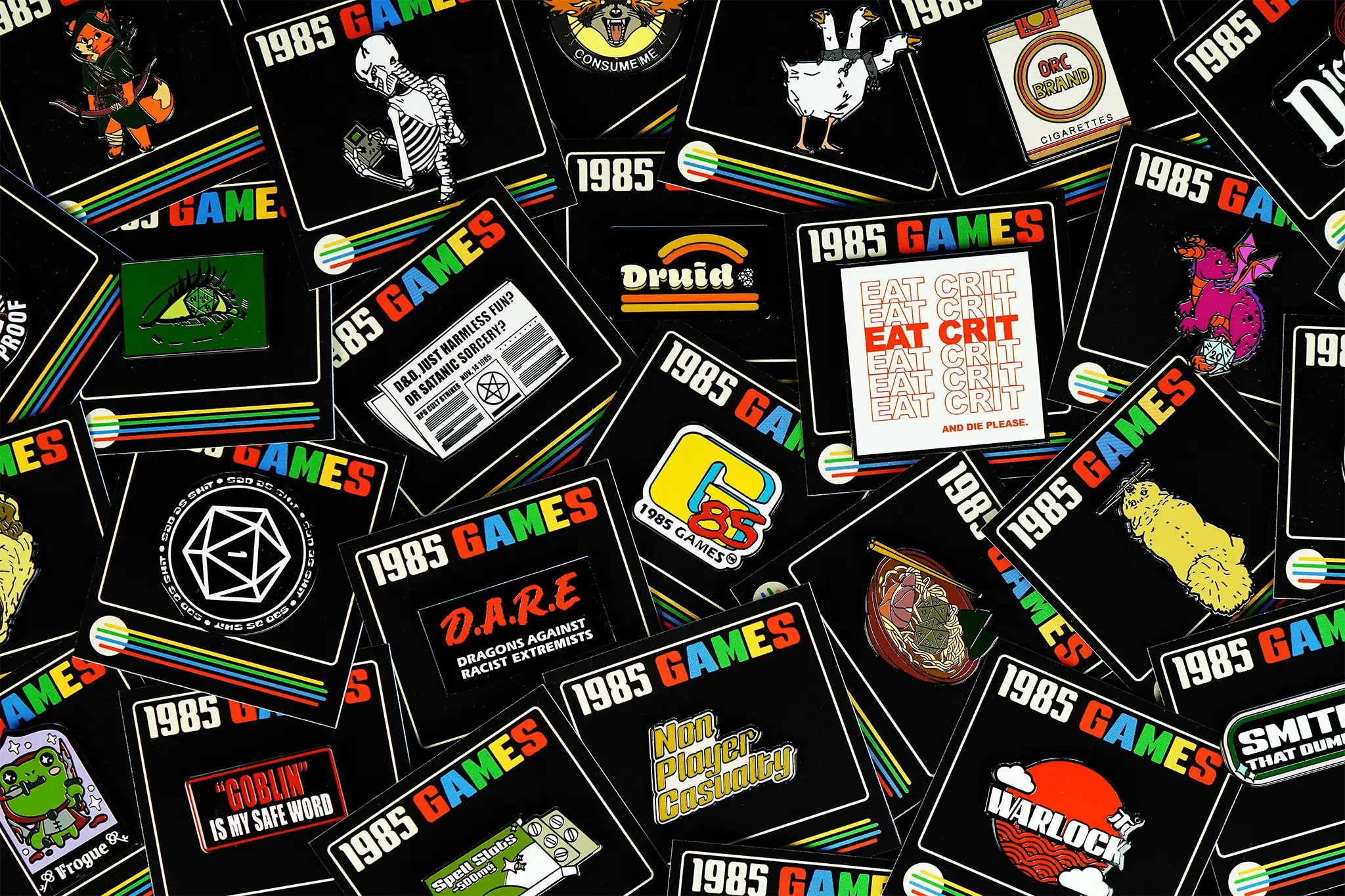 Mystery Pin Pack - 25 Mystery Enamel Pins No Duplicates!