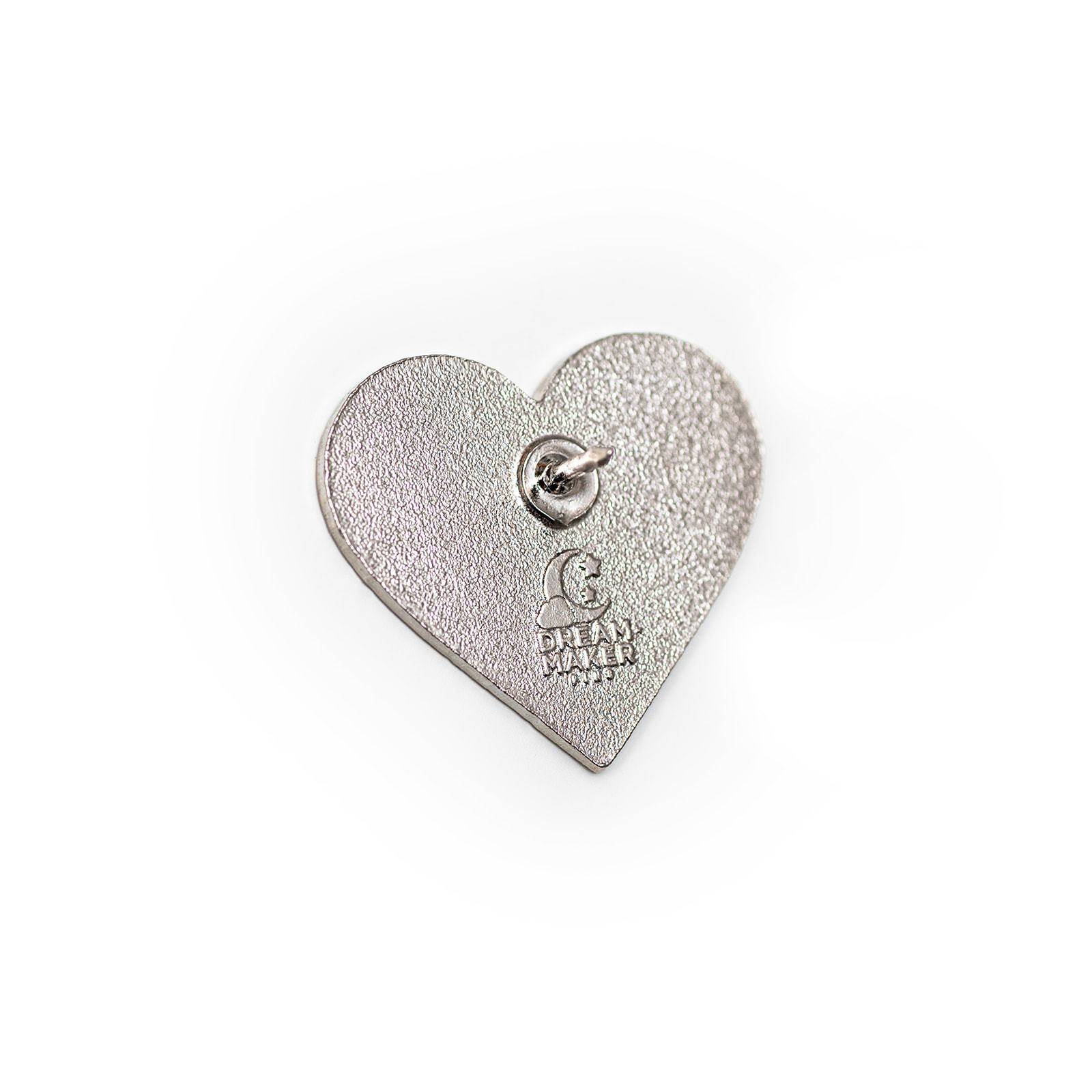 Pansexual Flag Heart Enamel Pin