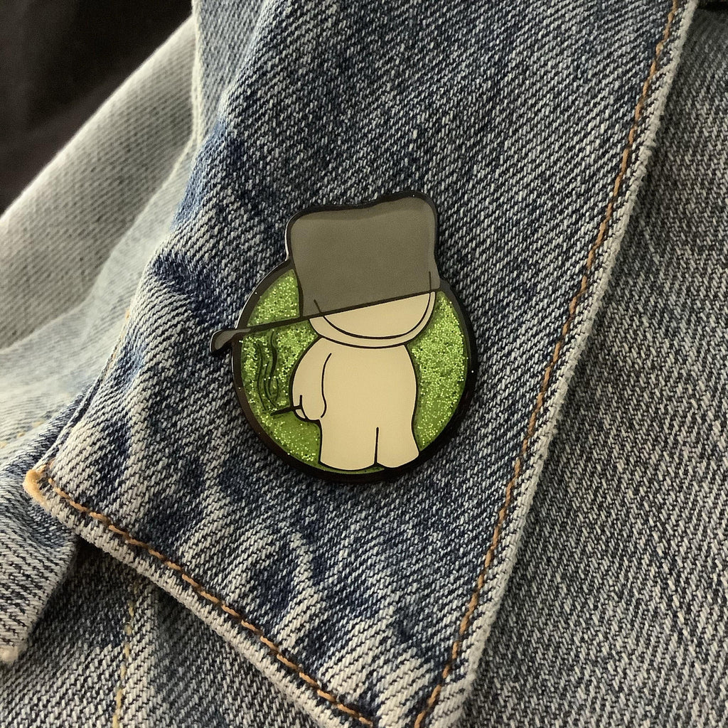 Pot Head Hat 1.5" Hat Pin