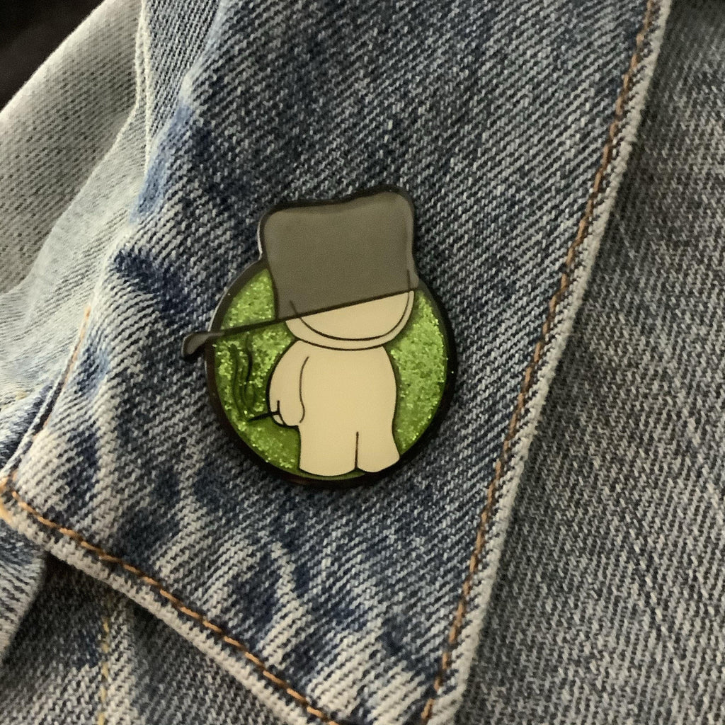 Pot Head Hat 1.5" Hat Pin