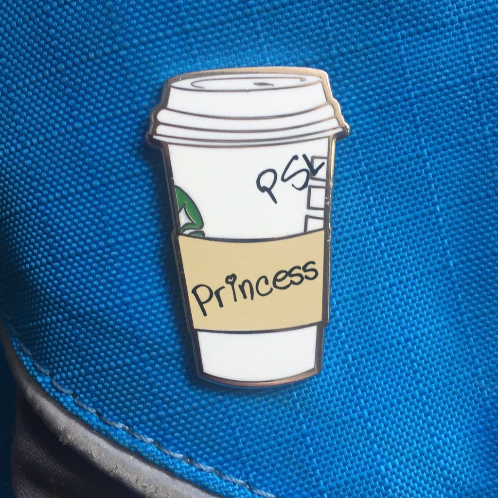 Princess Enamel Pin | Collectible Hard Enamel Lapel Pin With Smooth Surface