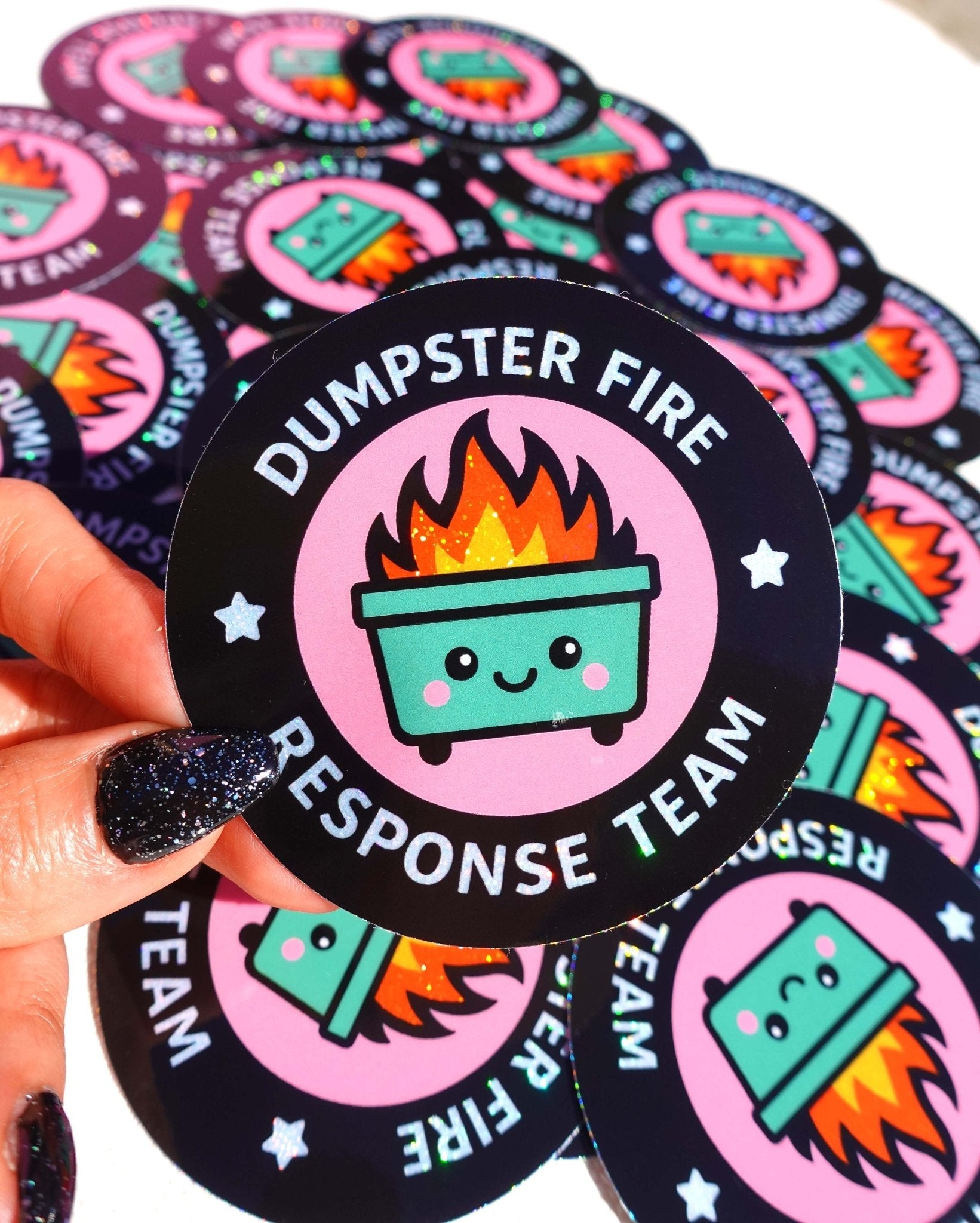 Dumpster Fire Response Team Sticker