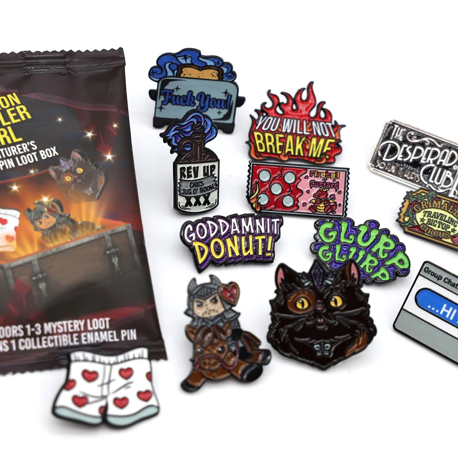 Dungeon Crawler Carl Adventurer's Pin Loot Box: Floors 1-3